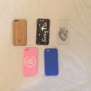 Lot of 5 IPhone 6/6s Cases